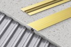 Cezar Flat Push-in Transition Strip  1-3 8  W X 2-9 10  L  Anodized Aluminum