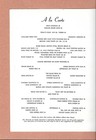 Union Pacific Railroad Dining Car Dinner Menu -sun Valley  Idaho Cover - 1949