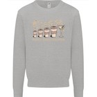 Weekly Coffee To Alcohol Evolution Wine Kids Sweatshirt Jumper
