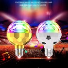 Newest 6w Led Disco Light Bulb E27 Rotating Strobe Bulbs Rgb Color Crystal Stage
