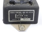 Edcar Bc-473-b Wwii Military Aircraft Radio Set Control Head Box  untested 