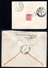 Iraq 1950s Judaica Two Covers To Jerusalem Palestine And Registered Baghdad