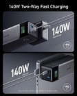 Anker 737 Power Bank 24000mah 3-port Portable Charger 140w For Iphone 14 macbook