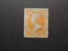 Us Stamp   Scott   152  Daniel Webster   Orange  Perf 12    Xf