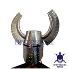 Medieval Great Helm Crusader Helmet     Teutonic Knight Wing Crest 16 Gauge Steel