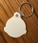 Wendy s Fast Food Logo Keychain Hamburgers Advertising Rare