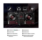 Dj Controller Bundle - Dj Set With 4 Decks  Dj Mixer  Audio Interface  Jog Wh   