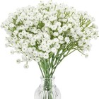 18pcs Babys Breath Artificial Flower Gypsophila Real Touch Bouquet Wedding Party