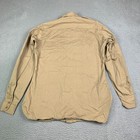Post Ww2 Us Khaki Cotton Shirt Chino 8 2 Oz 15 X 35 5th Army Patches