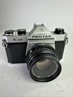 Asahi Pentax K1000 Silver 35mm Film Camera  smc Pentax-m 50mm F 2 Lens   More