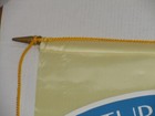 Vintage Naturally Light Goebel Beer Golden Lager Banner Wall Hanger Clean Nice