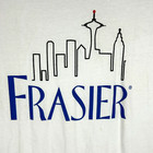 Vintage 90s Nbc Frasier Sitcom Tv Show White Short Sleeve Hanes Beefy T-shirt Xl