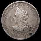 El Salvador 50 Centavos 1892 Scare