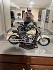New Bright Authentic Harley Davidson Fatboy 28  Automated Replica Works W  Video