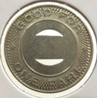 1947 Lincoln  Ne City Lines Inc  Transit Bus Token - Nebraska  1