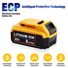 Pack For Dewalt 20v 20 Volt Max 12 0ah Lithium Ion Battery Dcb206-2 Dcb205-2