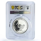 Mauritius 10 Rupees Independence Dodo Bird Km-38a Pr65 Pcgs Silver Coin 1971
