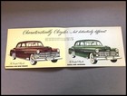 1950 Chrysler Vintage Car Sales Brochure Catalog - New Yorker Town And Country