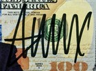 45th 47th U s  President Donald Trump Signed Prop Note  100 Bill Maga Usa Pc Coa