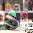 432hz Cosmic Handle Clear Color F Heart Chakra Quartz Crystal Singing Bowl 6 