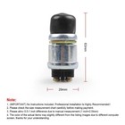 2pcs 12 Volt Dc Heavy-duty Momentary Push-button 50 Amp Starter Switch