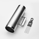 Metal Guiro 12 x 4  Stainless Steel With Scraper Latin Percussion Instrument by