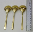 Dirigold Dirilyte Bp Goldware Empress Flatware Silverware Cream Soup Spoon