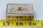 Vintage Belgian Pocket Match cigarette note card Holder Repousse  Free Shipping
