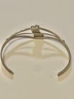 Vtg Sterling  Native American Navajo Turquoise  Cuff Bracelet Sz 6 -6 25   