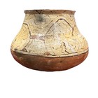 Antique  Vintage Shipibo Conibo Pottery Peruvian Effigy Water Vessel Pot