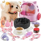 16 Pcs Realistic Robot Dog Toys For Kids 3-8  Fun Birthday Gift For Girls   Boys