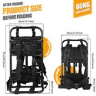 Heavy Duty Foldable Backpack Frame Aluminum Nylon For Outdoor Camping Brand New-