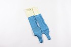 Nos Vtg 80s Nylon Stirrup Athletic Sport Soccer Tube Socks Carolina Blue Youth