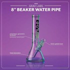 Grav Labs Beaker Base 8 Inch Glass Bong Water Pipe