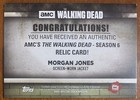 Topps Walking Dead 2017 Season 6 Lennie James As Morgan Jones Relic Card