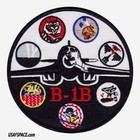 Usaf B-1b Lancer -stealth Bomber -afgsc- Original Vel Gaggle Patch