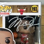 Signed Michael Jordan Funko Pop   193 Chicago Bulls Autograph Coa