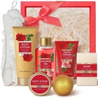 Romantic Rose Spa Gift Set - 8pcs Bath   Body Works For Women  Birthday   Mom Gi