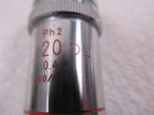 Nikon Ph2 20x Dl Microscope Objective Lens Phase Contrast 160mm