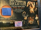 Led Zeppelin Pontiac Super Dome 1977 Stadium Seat Relic Robert Plant Display