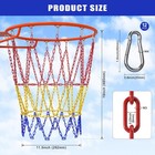 Heavy Duty Basketball Hoop Net  Anti-rust Carbon Steel Chain Net