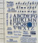 Alphabet   Winter Sayings Clear Stamp Set - Planner Journal Craft Scrapbooking