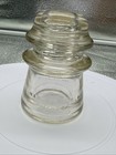 Vintage Hemingray 17 Made In U s a  40-53 Clear Glass Insulator
