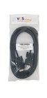 Black Db9 9 Pin Serial   Rs232 Male female Extension Cable  15 Ft 