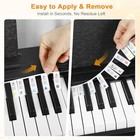 Premium Silicone Piano Keyboard Note Labels For Beginners  Removable  