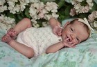 Smiling Adorable 20in Realistic Reborn Baby Dolls Girl Newborn Vinyl Full Body