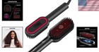 Professional Straightening Brush  Ionic  16 Temps  Ceramic  For Thick Curly Hair