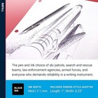 Fisher Space Pen Medium Point Pressurized Cartridge Refill  Black Ink  1 Pack