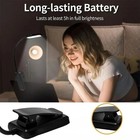 Led Book Light Reading Light Eye Caring Clip-on Usb Rechargeable Dimmable Light