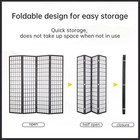 Room Divider 4 Panel Oriental Shoji Screen 6ft Folding Privacy Divider Wall D   